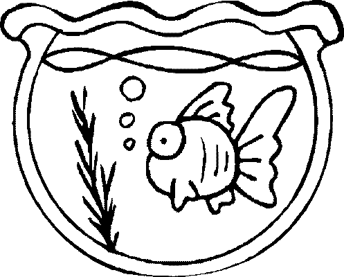 Aquarium coloring pages