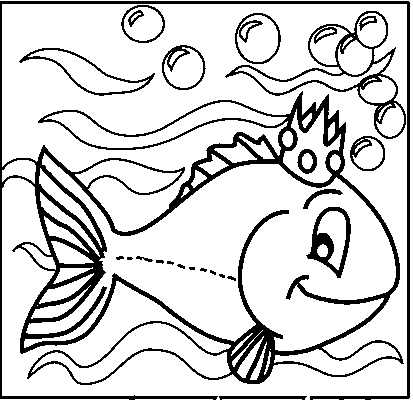 Aquarium coloring pages