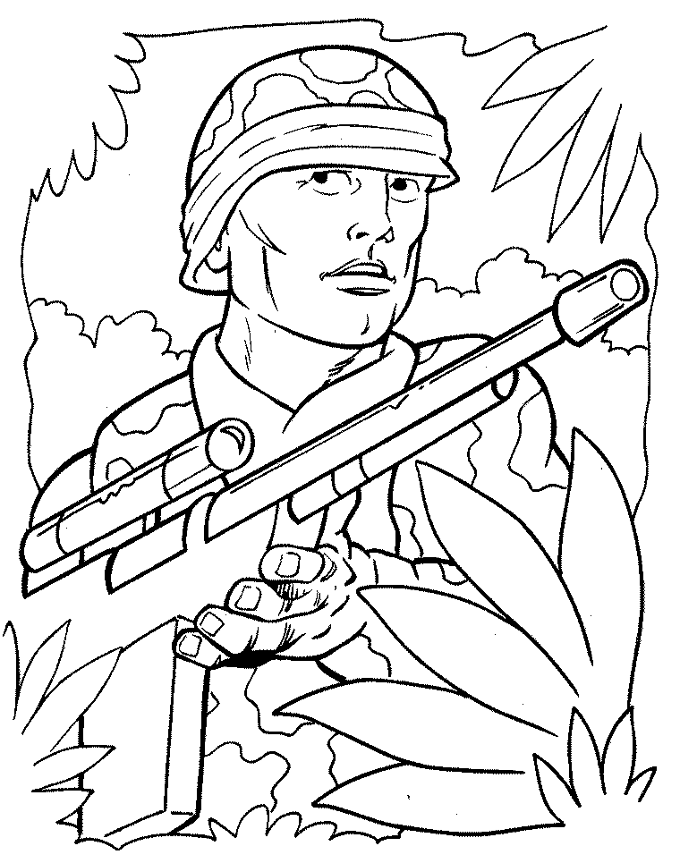 Army coloring pages