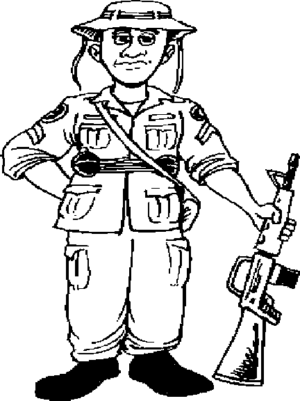 Army coloring pages