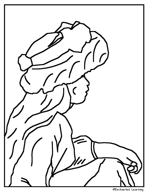 Arts and culture coloring pages