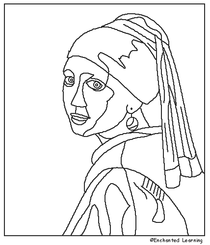 Arts and culture coloring pages