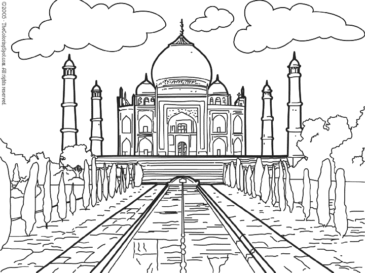 Arts and culture coloring pages