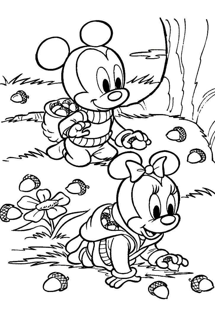 Baby coloring pages