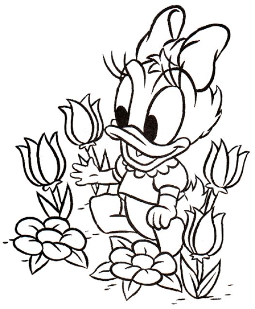 Baby coloring pages