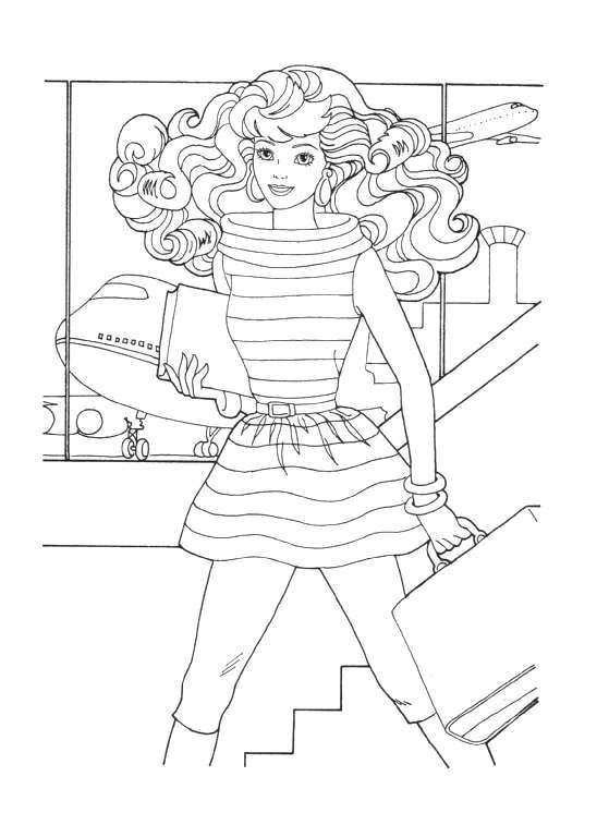 Barbie coloring pages