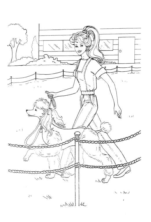 Barbie coloring pages