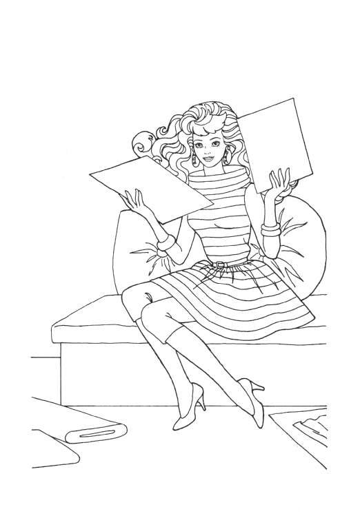 Barbie coloring pages