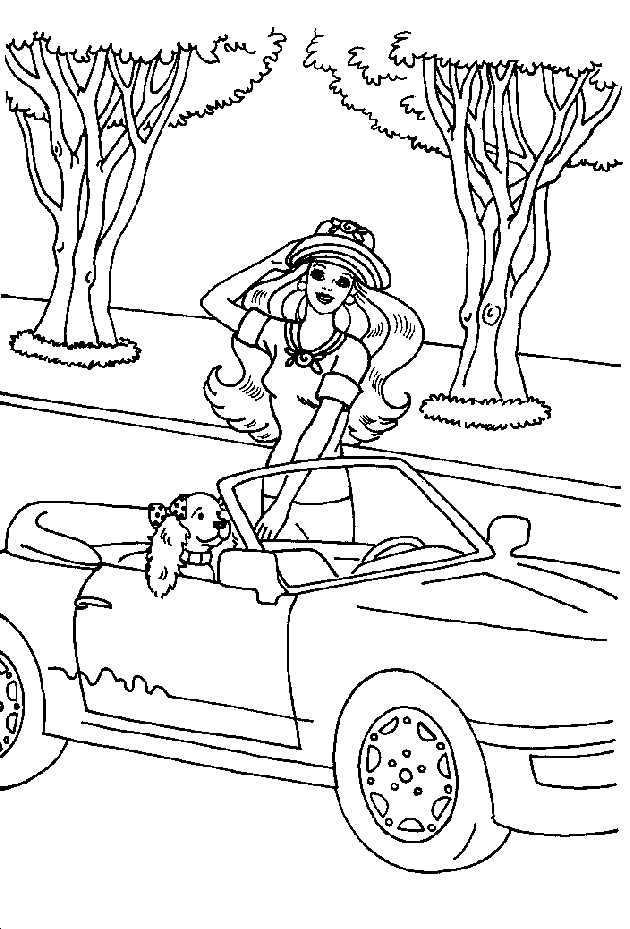 Barbie coloring pages