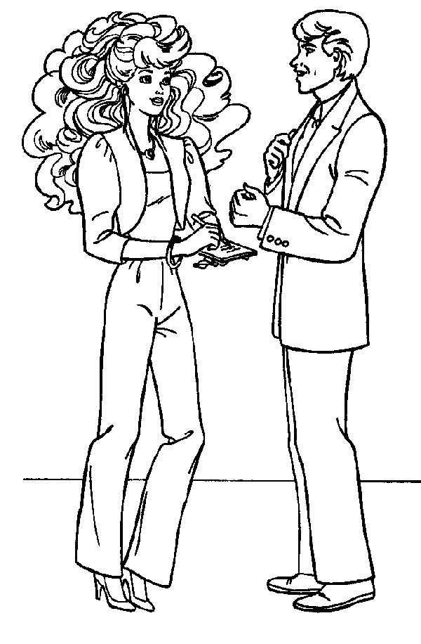 Barbie coloring pages