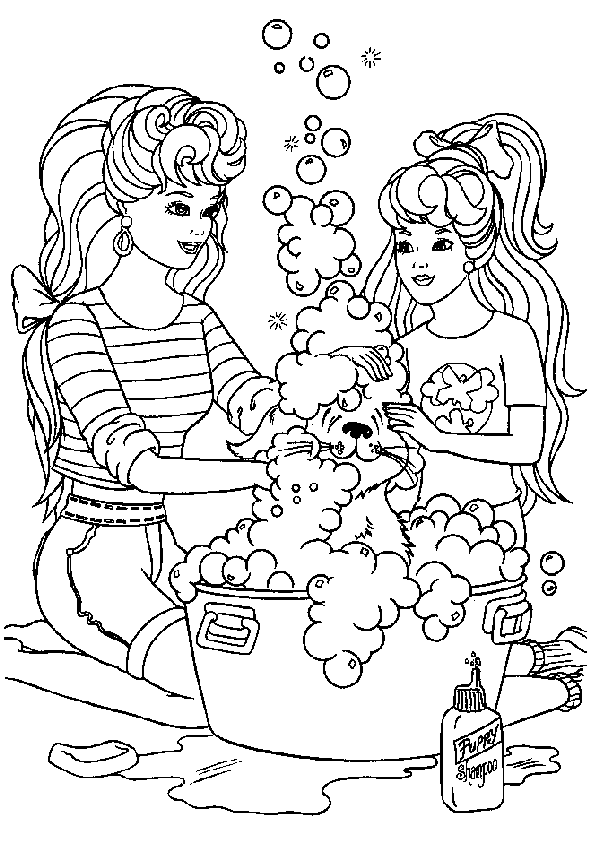 Barbie coloring pages