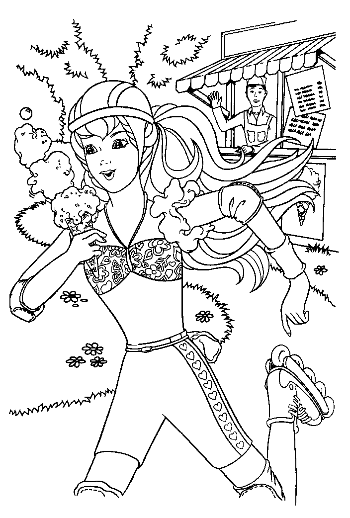 Barbie coloring pages