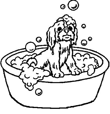 Bath coloring pages