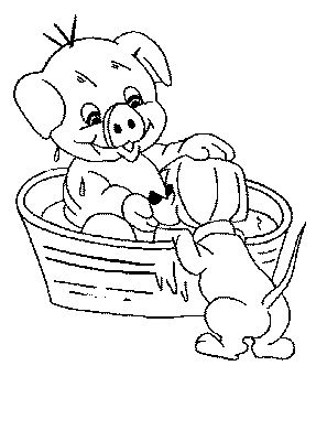 Bath coloring pages