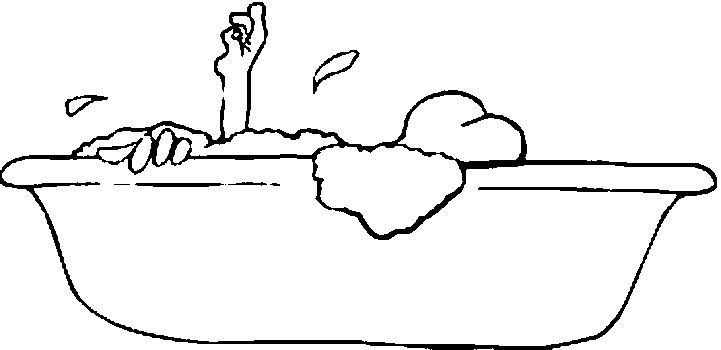 Bath coloring pages