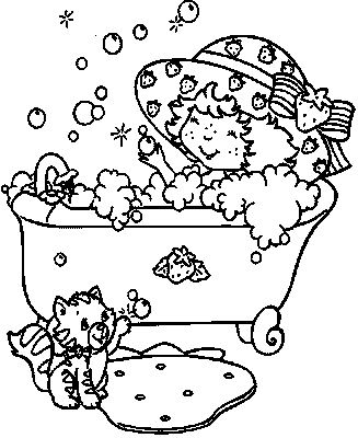 Bath coloring pages