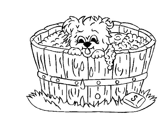 Bath coloring pages