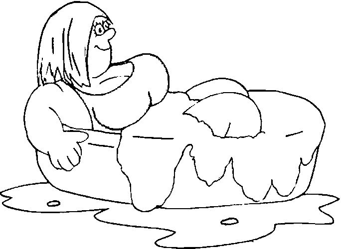 Bath coloring pages