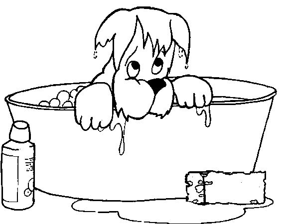 Bath coloring pages