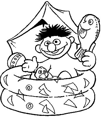 Bath coloring pages