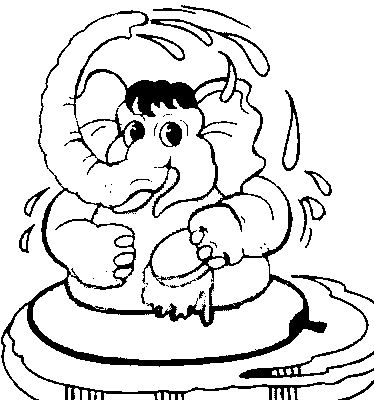 Bath coloring pages