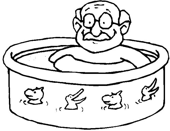 Bath coloring pages