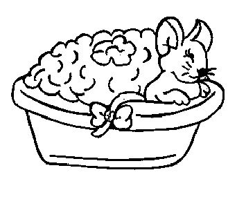 Bath coloring pages