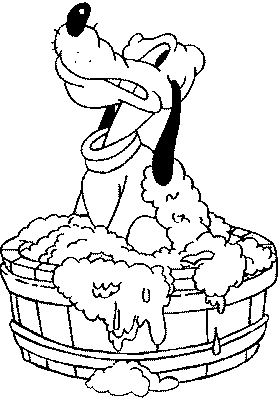 Bath coloring pages