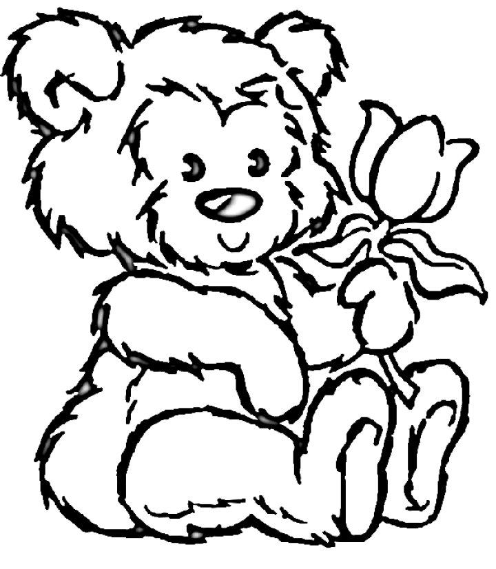 Bear coloring pages