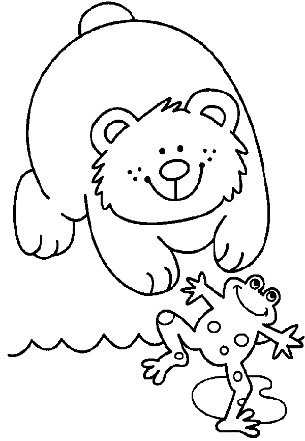 Bear coloring pages