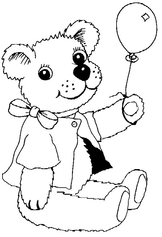 Bear coloring pages