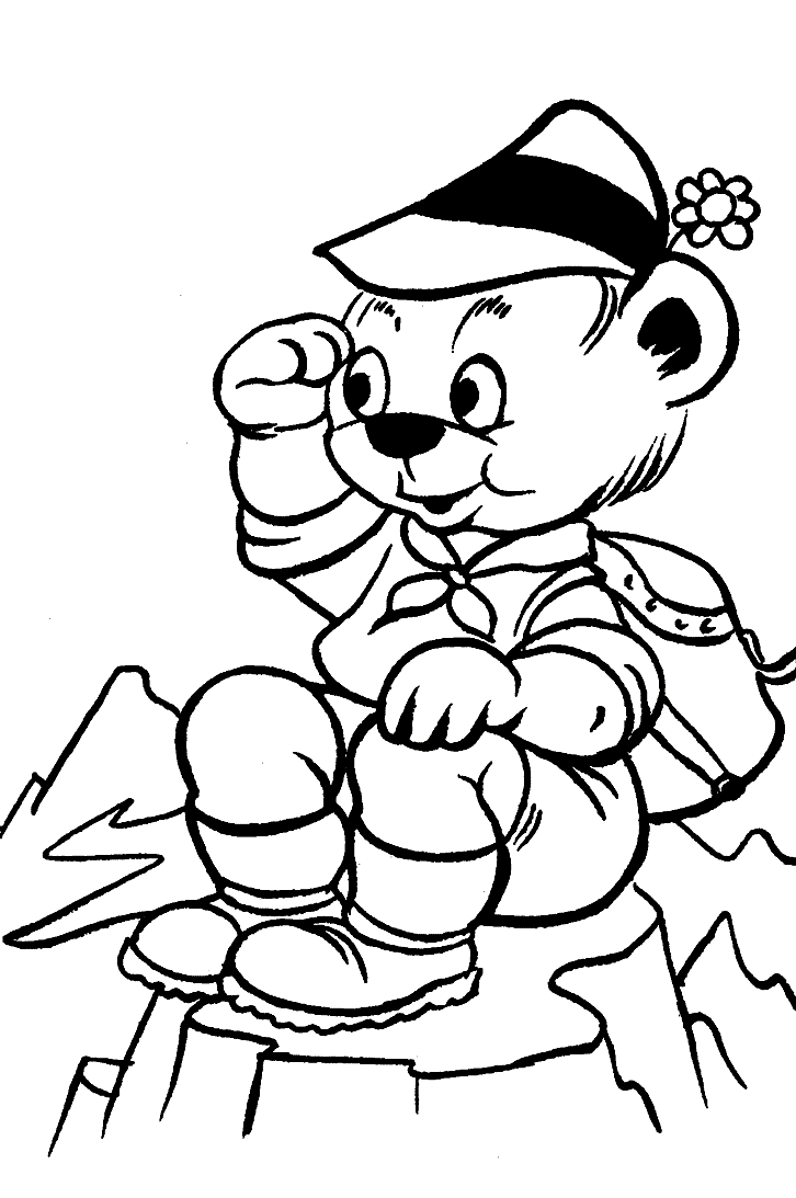 Bear coloring pages