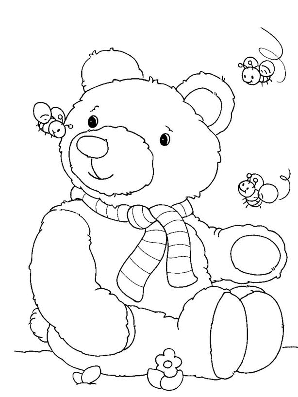 Bear coloring pages