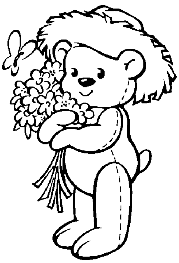 Bear coloring pages