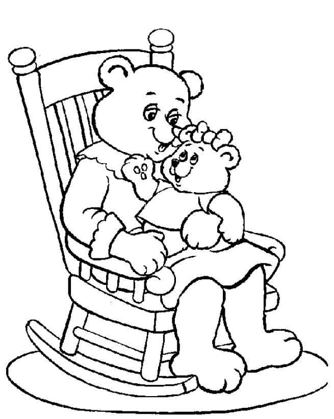 Bear coloring pages