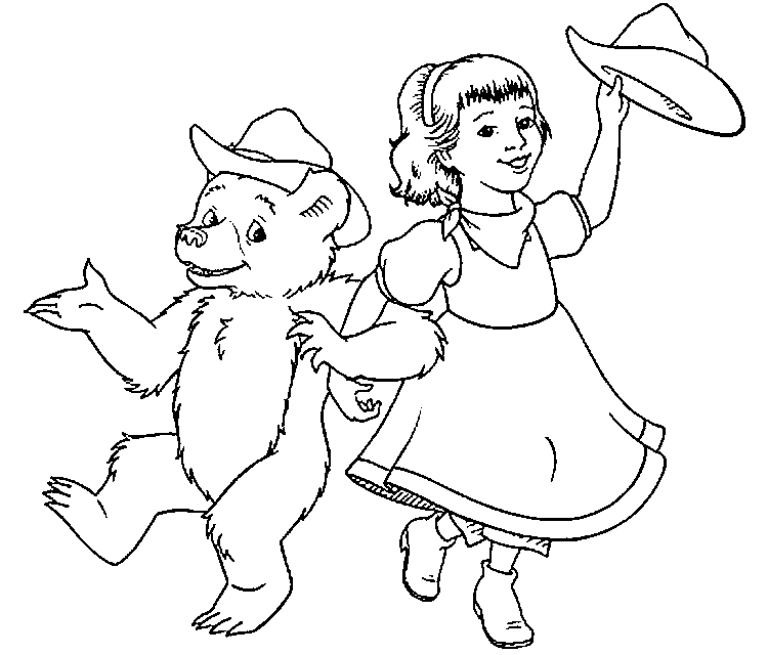 Bear coloring pages