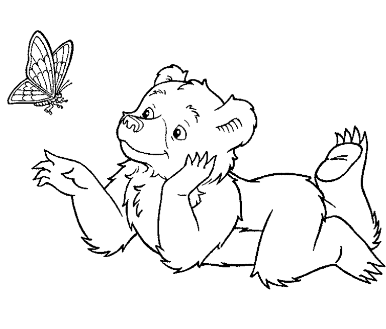 Bear coloring pages