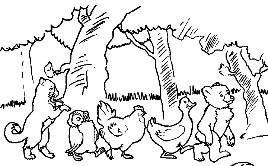 Bear coloring pages