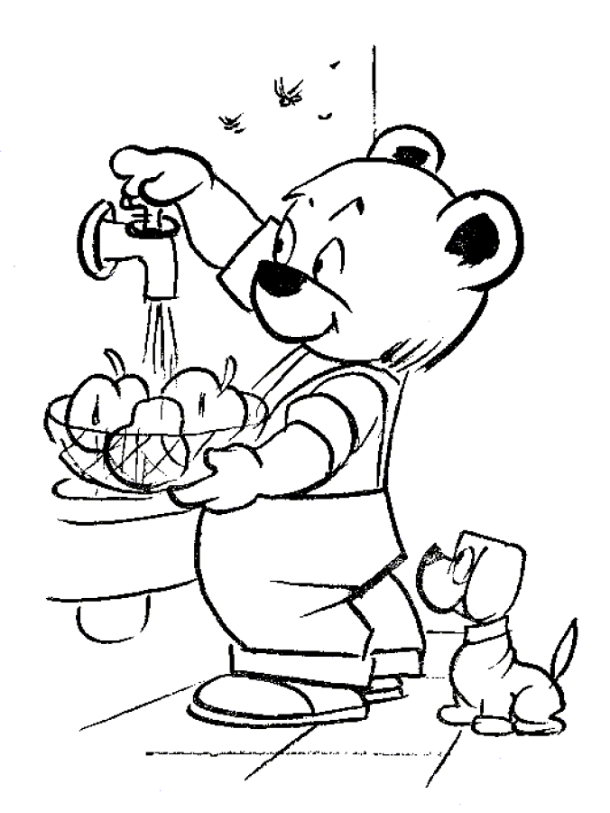 Bear coloring pages