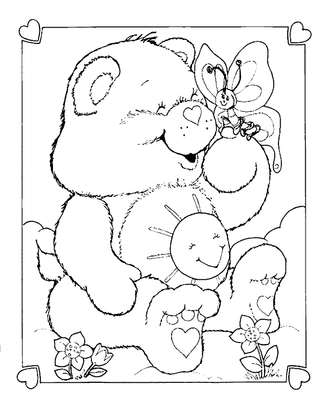 Bear coloring pages