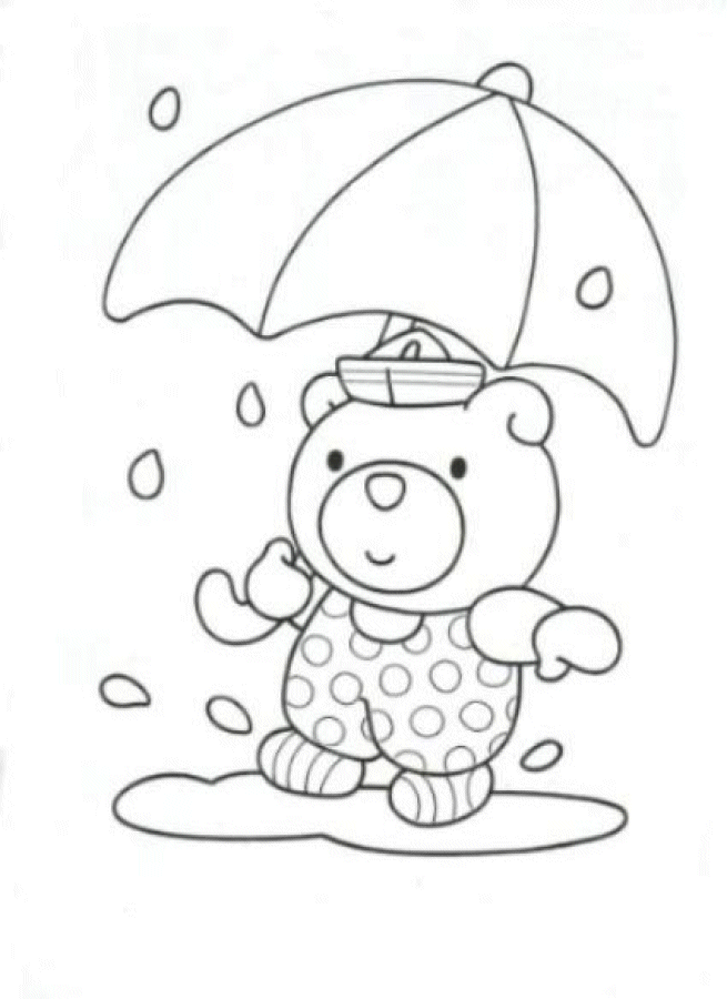 Bear coloring pages