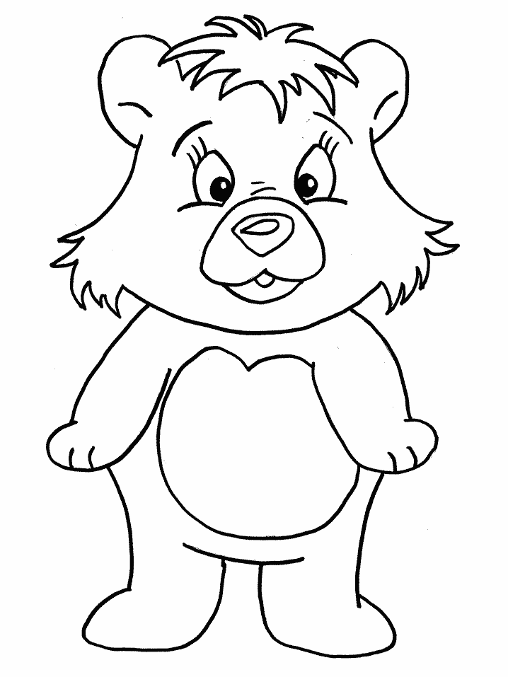 Bear coloring pages