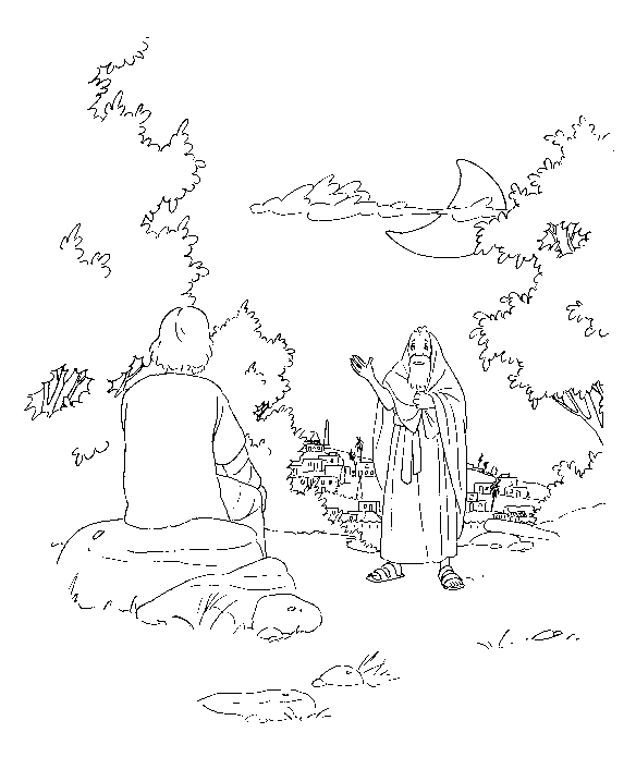 Bible stories coloring pages