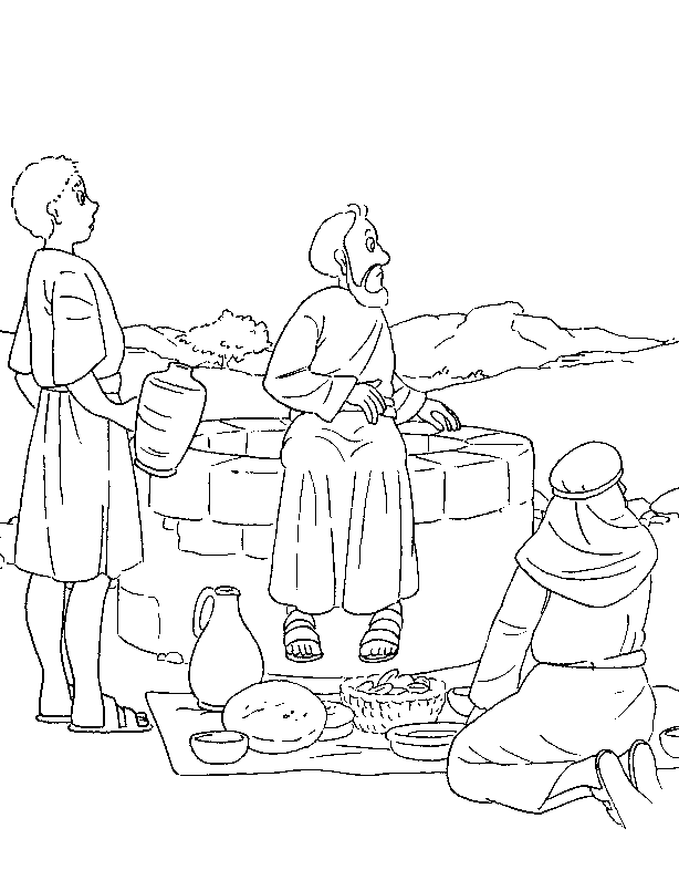 Bible stories coloring pages