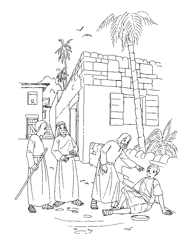 Bible stories coloring pages