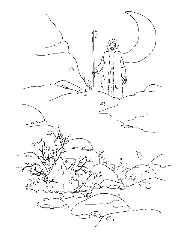 Bible stories coloring pages