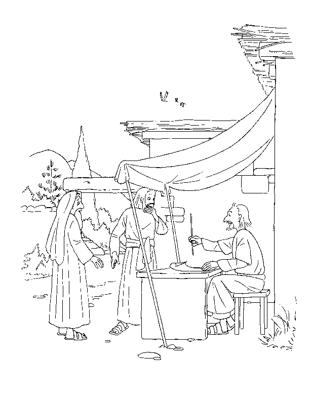 Bible stories coloring pages