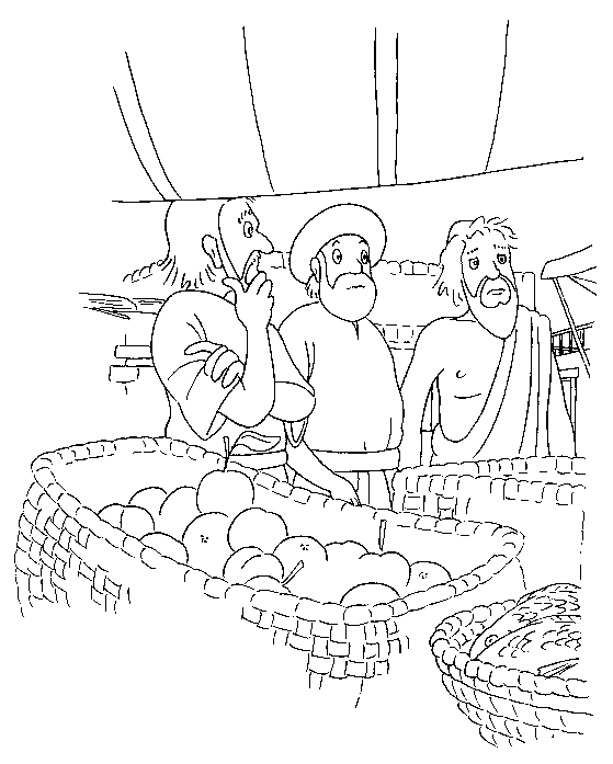 Bible stories coloring pages