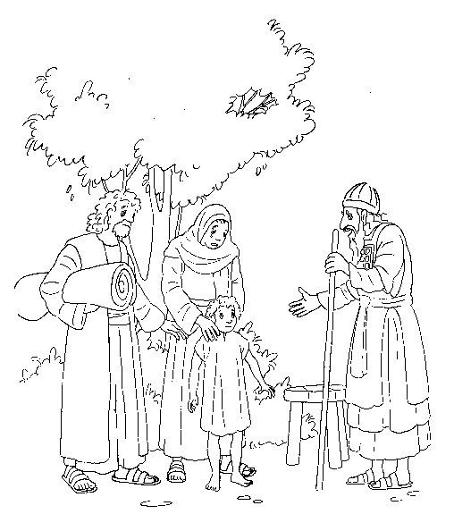 Bible stories coloring pages