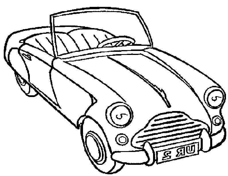 Car coloring pages